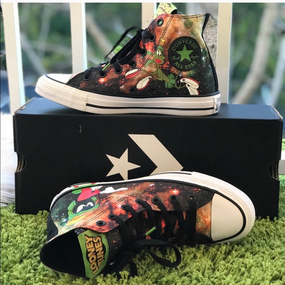 Converse Adult Vulk💥Marvin the Martian W AUTHENT - Picture 5 of 6